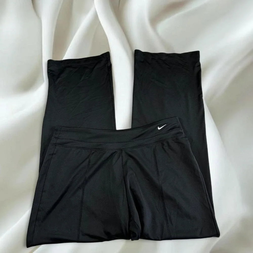Nike black flare track pants Y2K vintage athletic